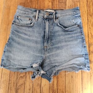 Denim Forum Light Blue Jean Shorts
